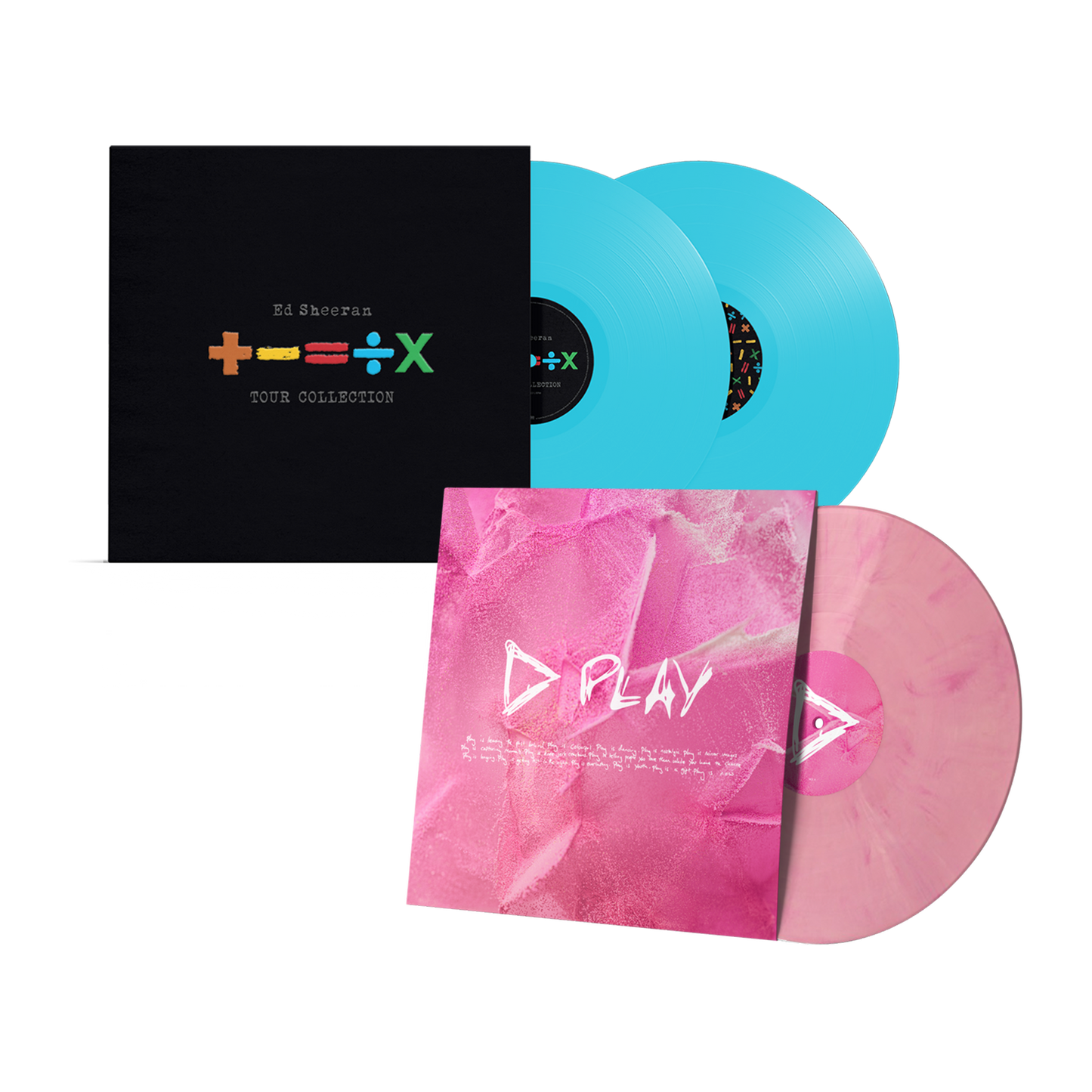 Play Pink & White LP & +-=÷× (Tour Collection) Vinyl Bundle