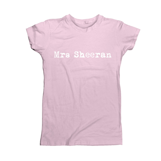 Mrs Sheeran Ladies T-Shirt