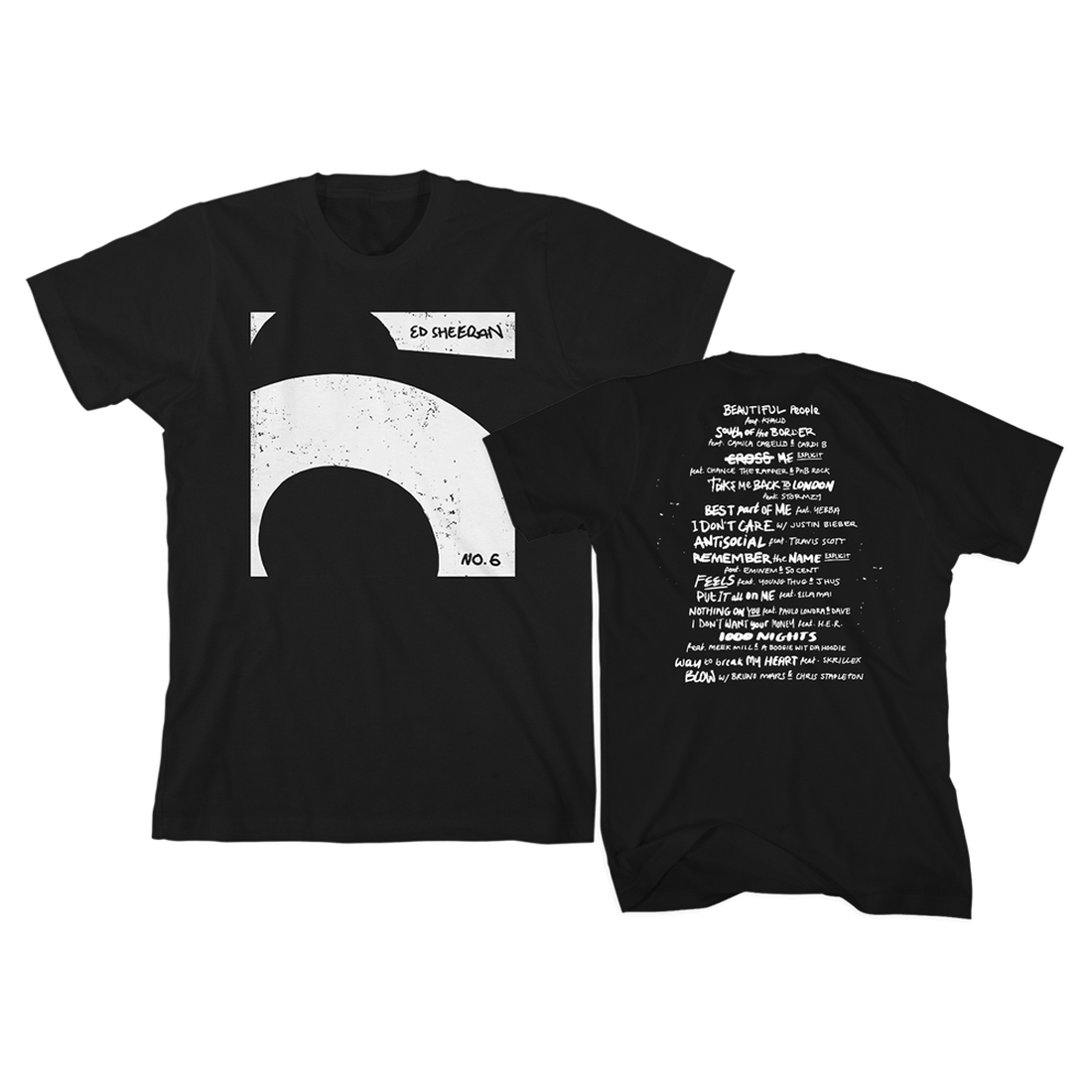 No.6 Collaborations Project Pop-Up London T-Shirt Black