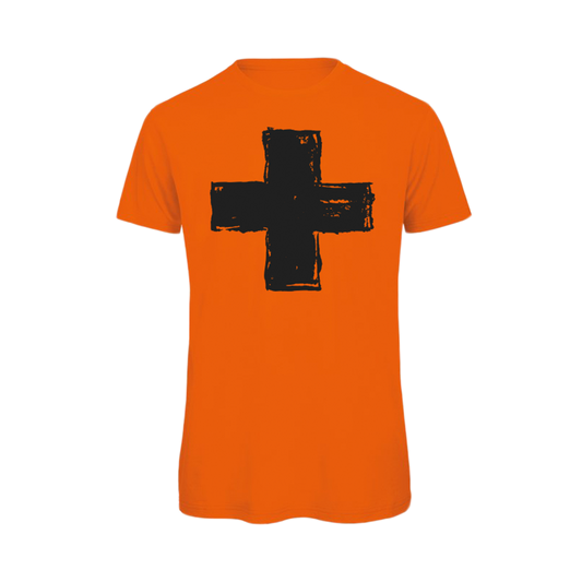 Orange '+' Tee