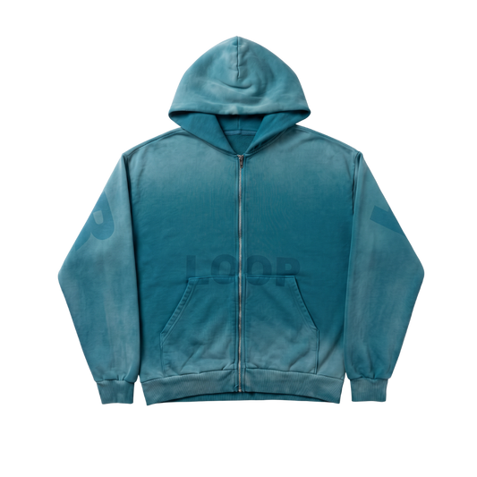 KidSuper Teal Zip-Up