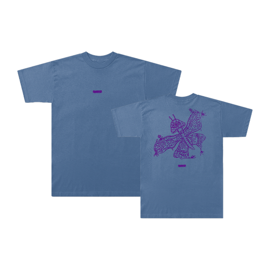Life Goes On Mushroom Butterfly T-Shirt