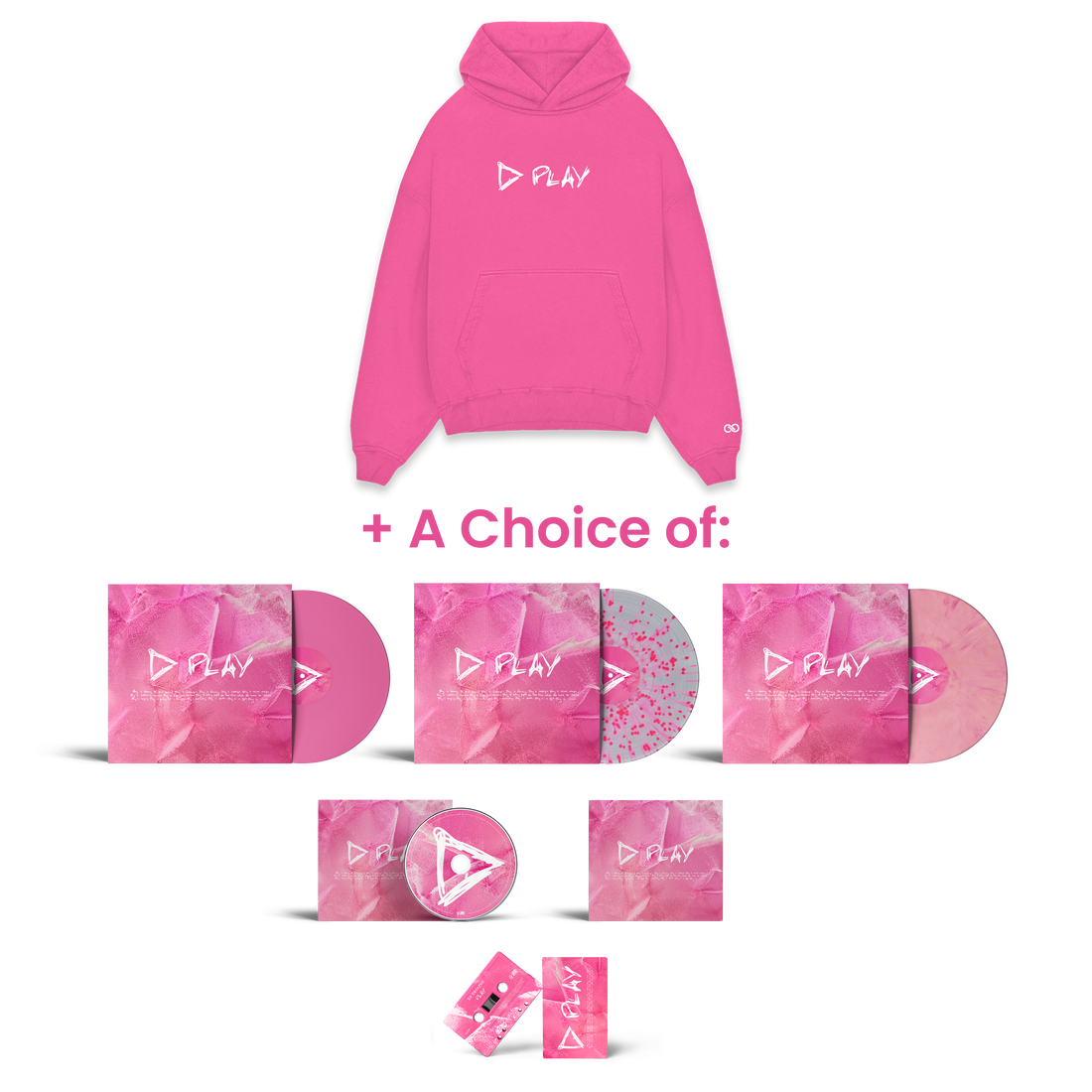 Play Pink Hoodie & Album Bundle