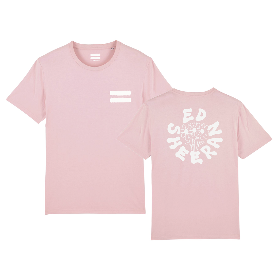 Equals A Bunch Of Flowers T-Shirt Pink