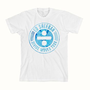 Spin Stamp White Tour T-Shirt
