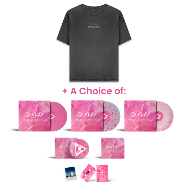 Play Charcoal T-Shirt & Album Bundle