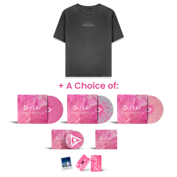 Play Charcoal T-Shirt & Album Bundle