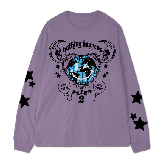 Globe Wink Lilac Long Sleeve Globe Wink Lilac Long Sleeve