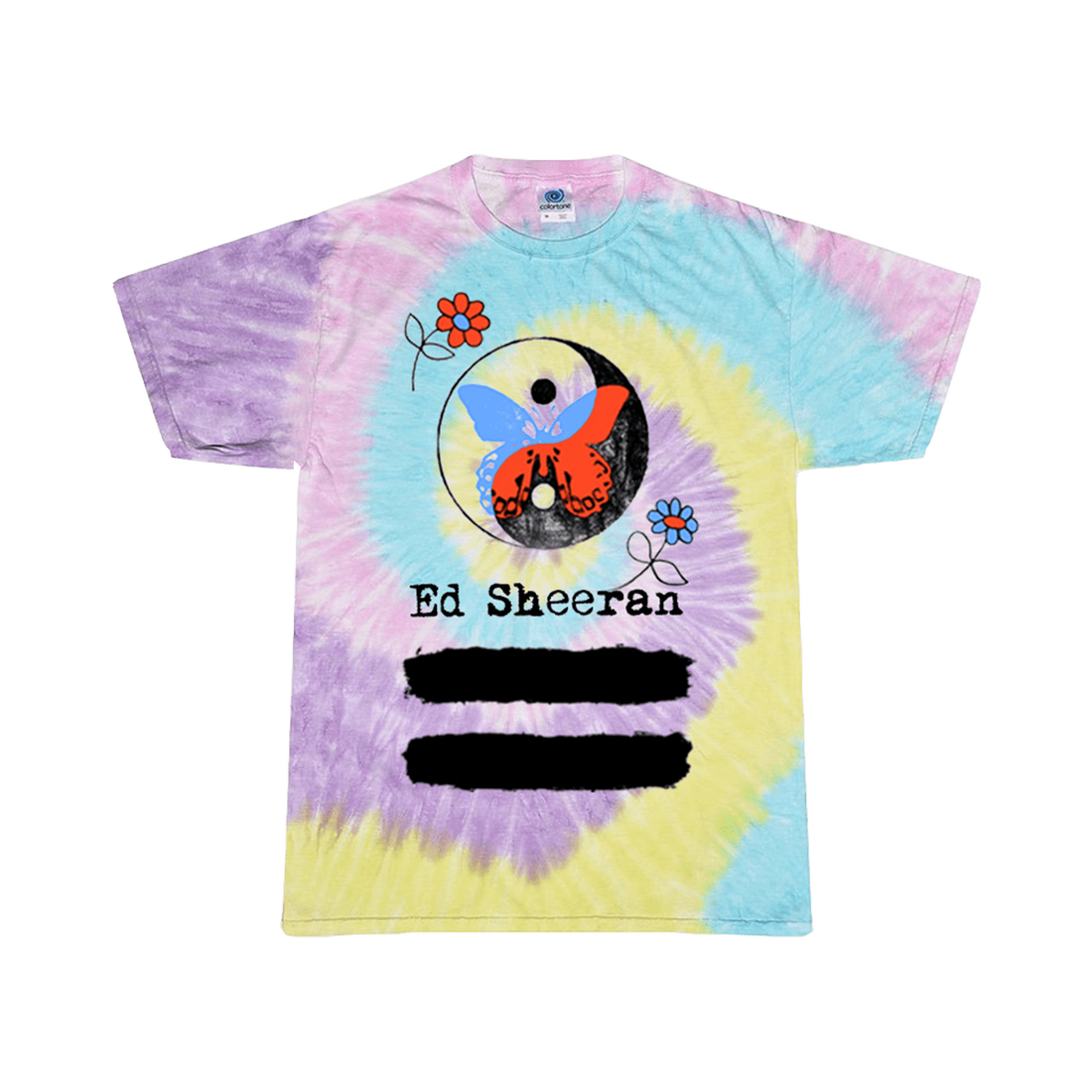 Yin Yang XL Equals Butterfly Jelly Bean Tee (XL)
