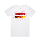 Equals Splatter T-Shirt White (S)