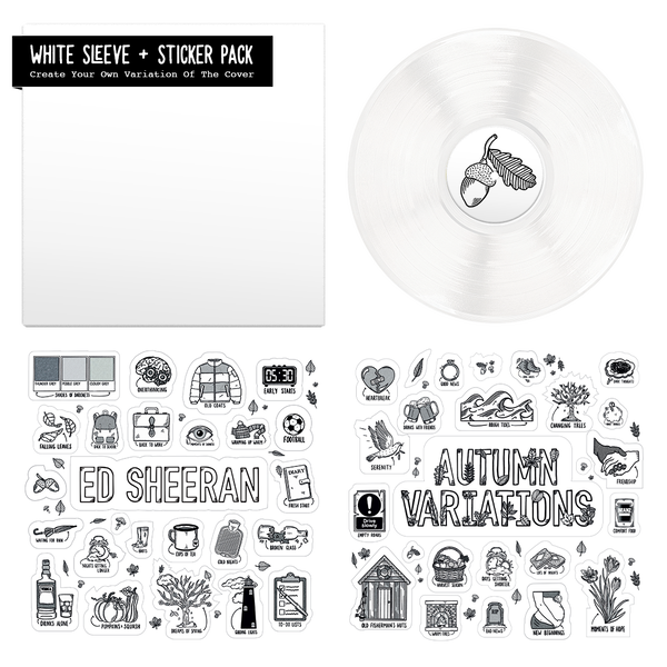 Autumn Variations Sticker Sheet Vinyl