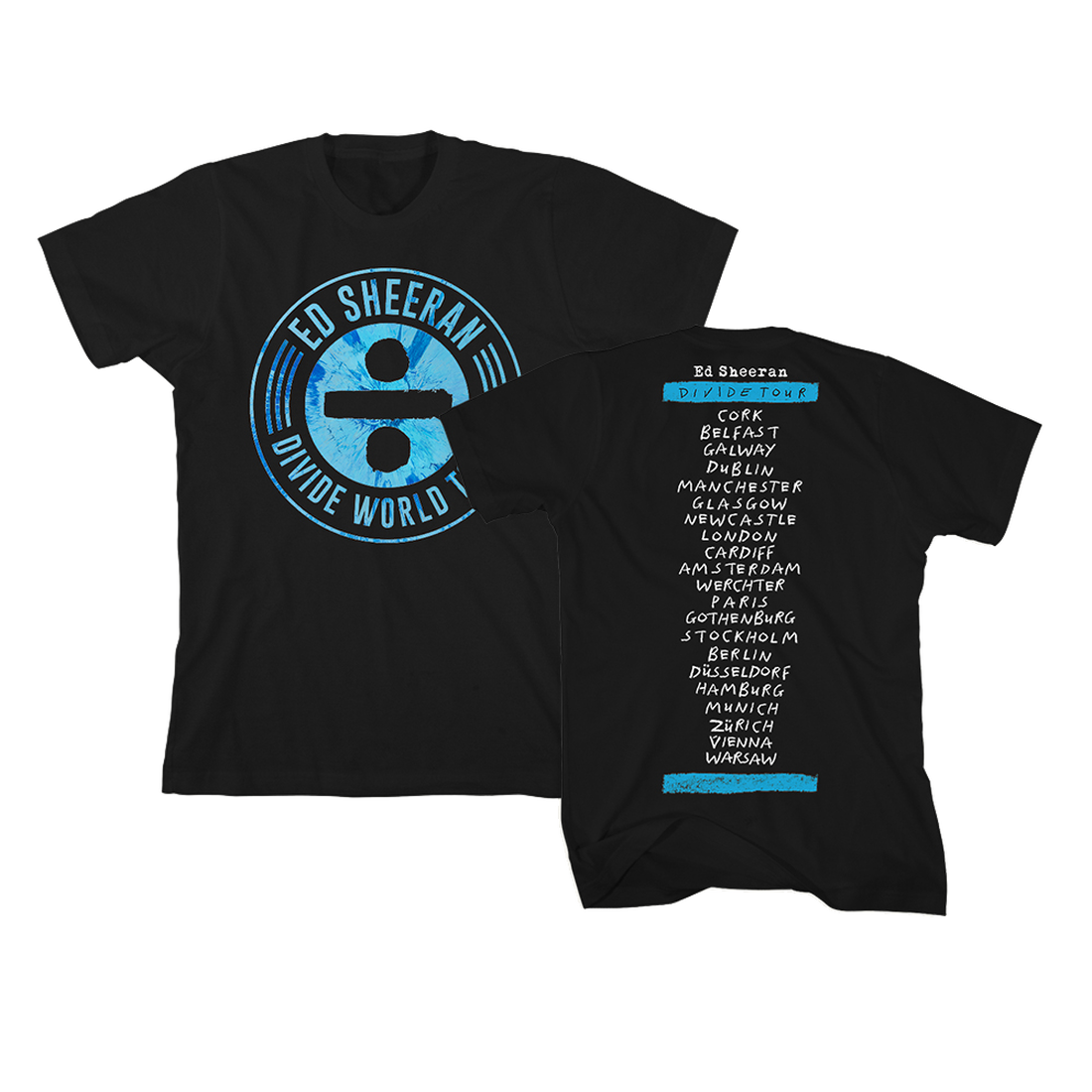 Spin Stamp Black Tour T-Shirt