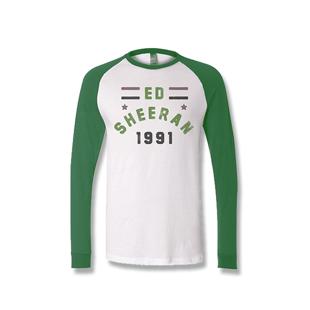 Green 1991 Baseball Shirt