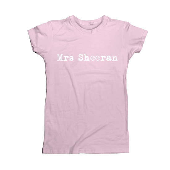 Mrs Sheeran Ladies T-Shirt