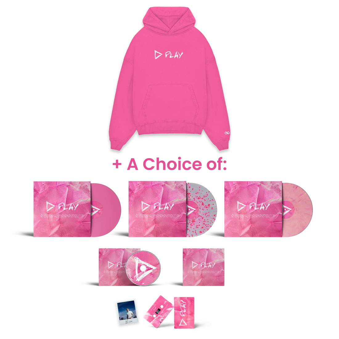 Play Pink Hoodie & Album Bundle