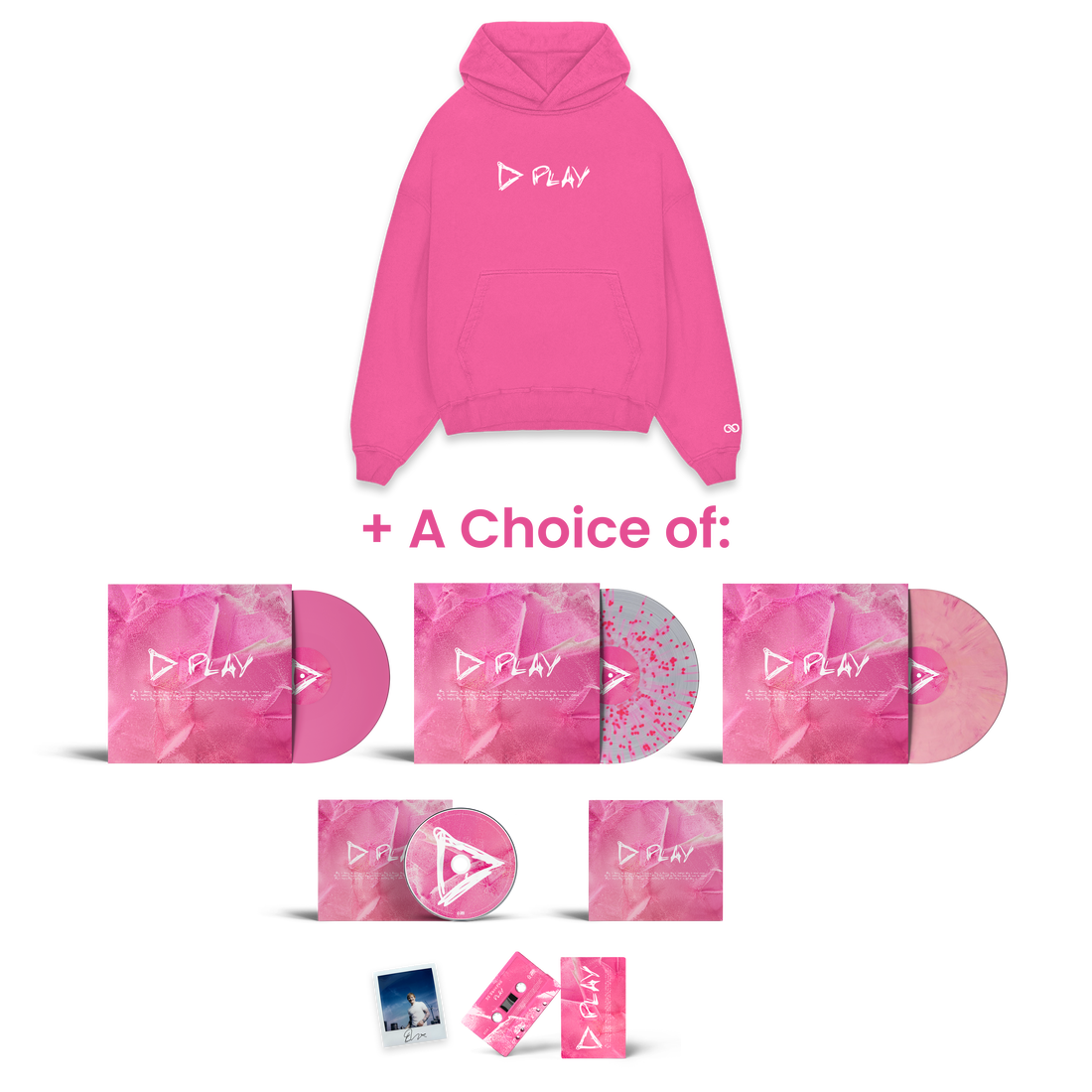 Play Pink Hoodie & Album Bundle Play Pink Hoodie & Album Bundle