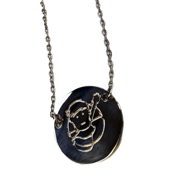 Pictogram Pendant Necklace