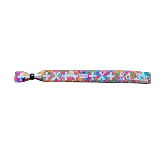 +-=÷× (TOUR COLLECTION) Tie-dye Wristband