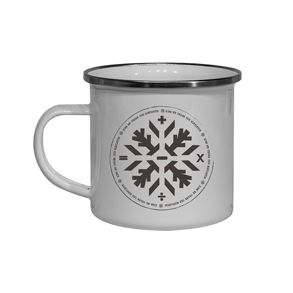 Snowflake Enamel Mug