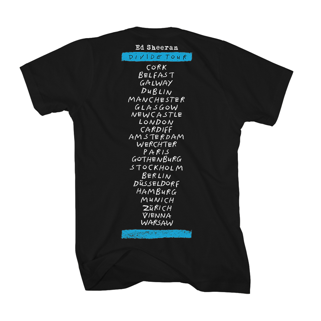 Spin Stamp Black Tour T-Shirt