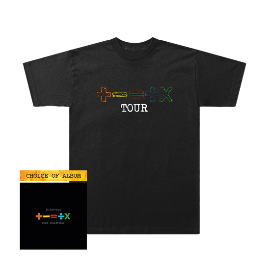 +-=÷× (TOUR COLLECTION) T-Shirt + Album Bundle