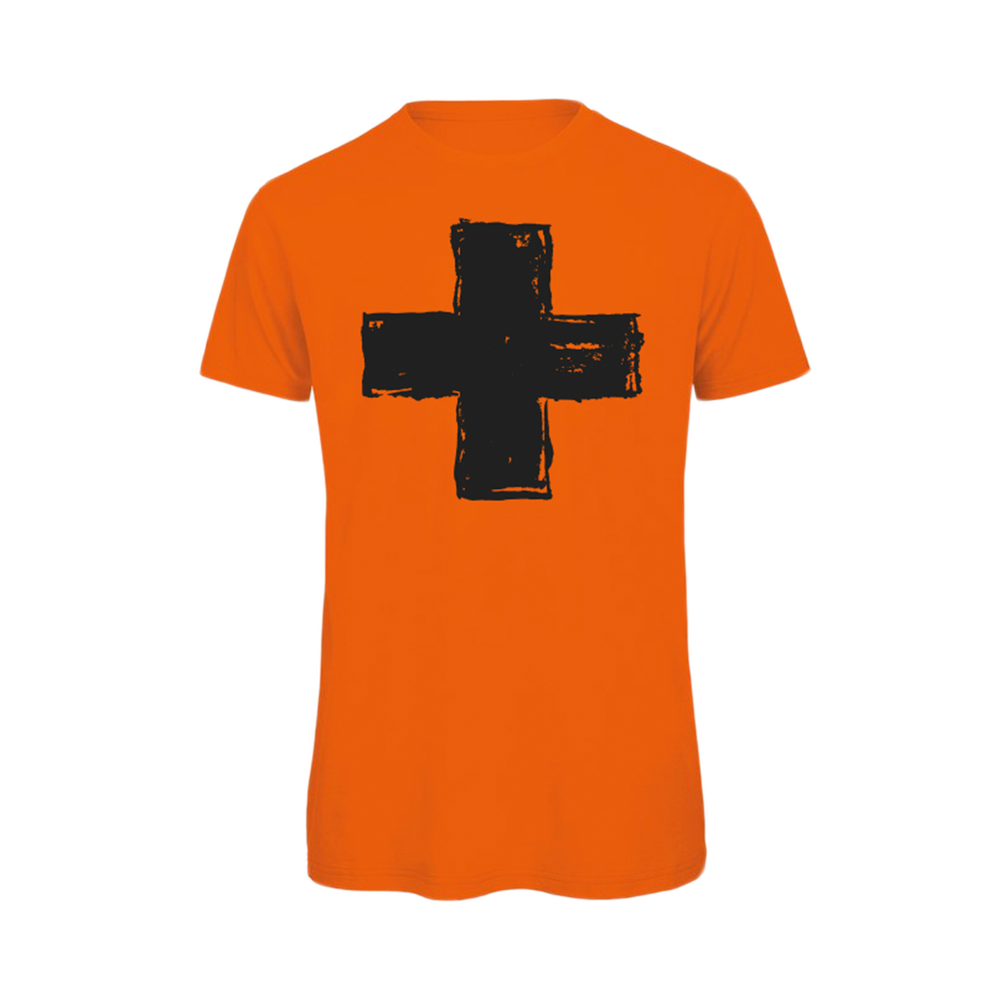 Orange '+' Tee