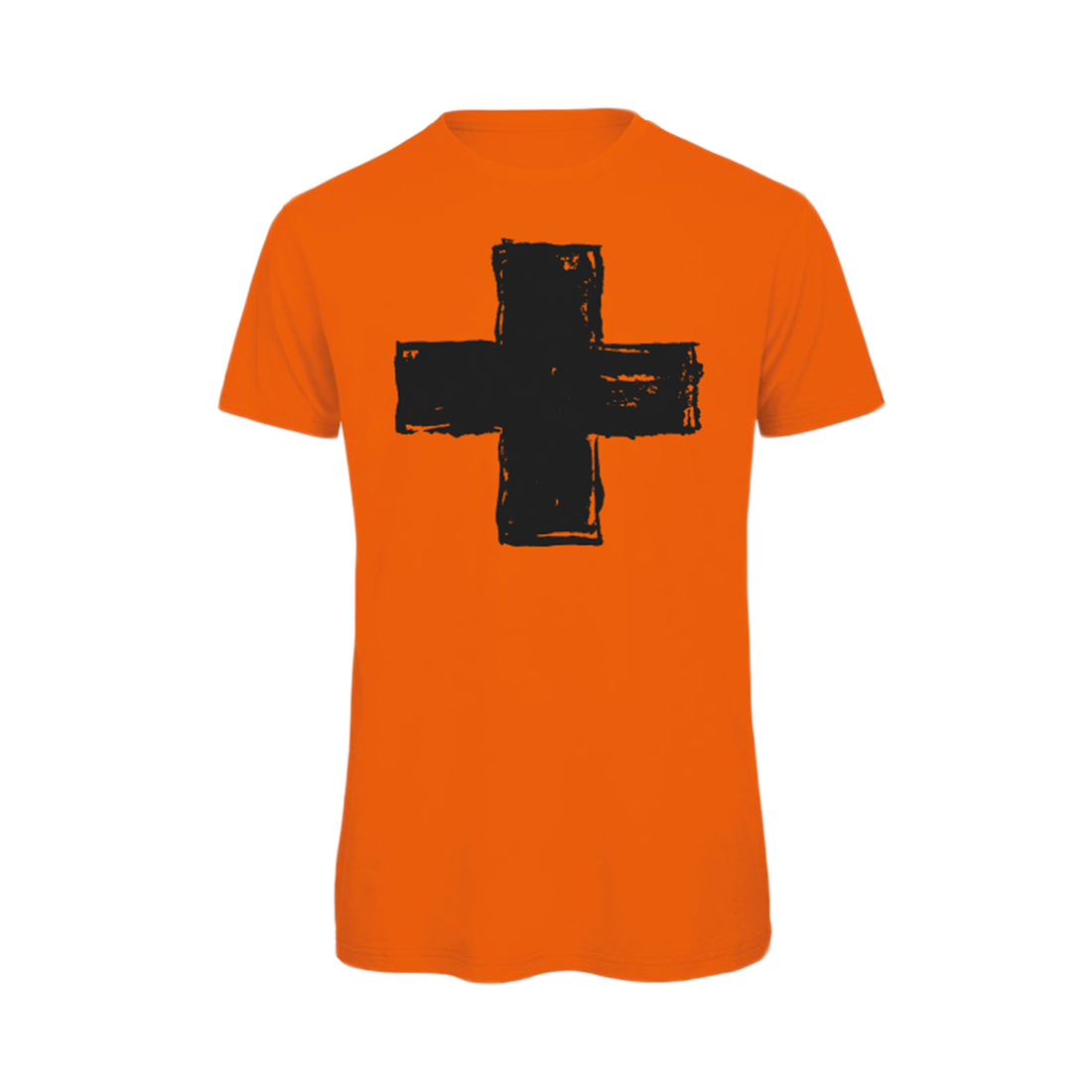 Orange '+' Tee