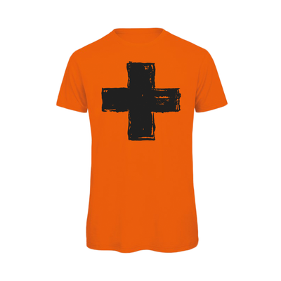 Orange '+' Tee