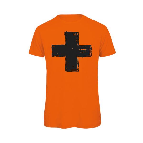 Orange '+' Tee