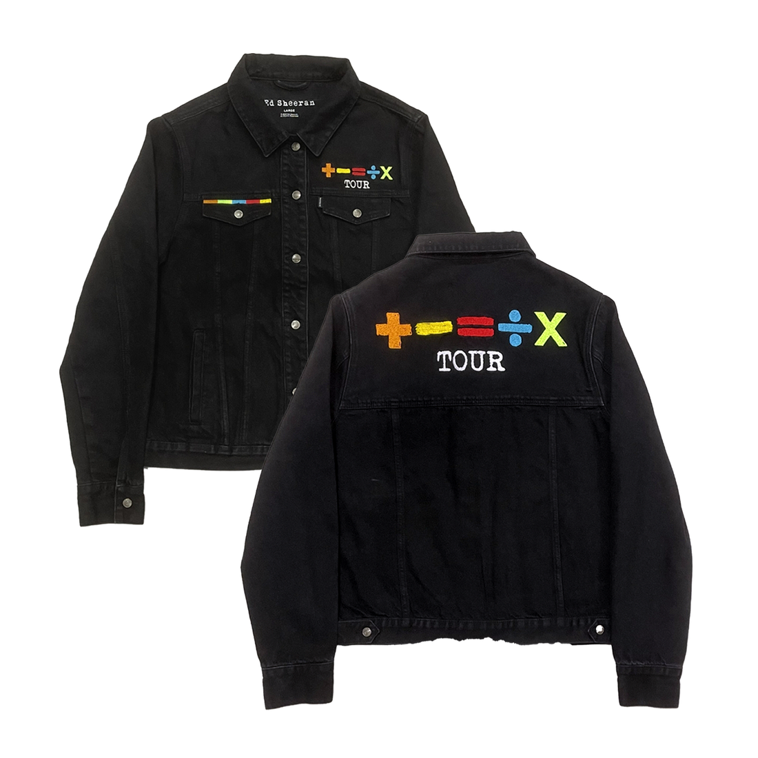+-=÷× (TOUR COLLECTION) Denim Jacket (M) +-=÷× (TOUR COLLECTION) Denim Jacket (M)