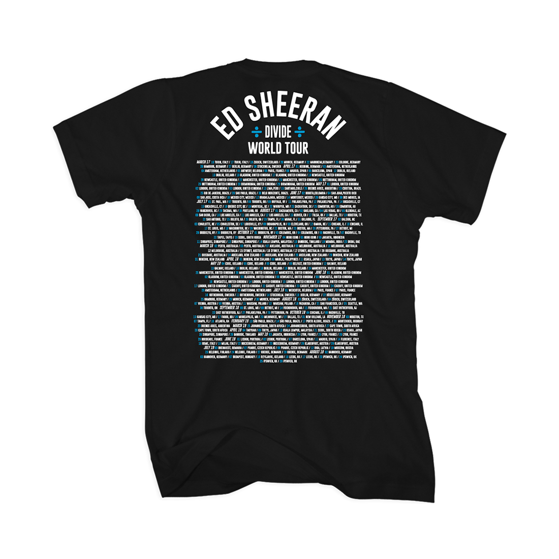Divide Record Breaking Tour T-Shirt