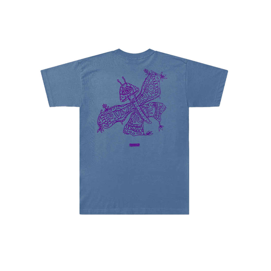 Life Goes On Mushroom Butterfly T-Shirt