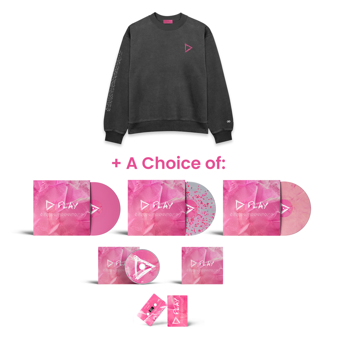 Play Charcoal Sweater & Album Bundle