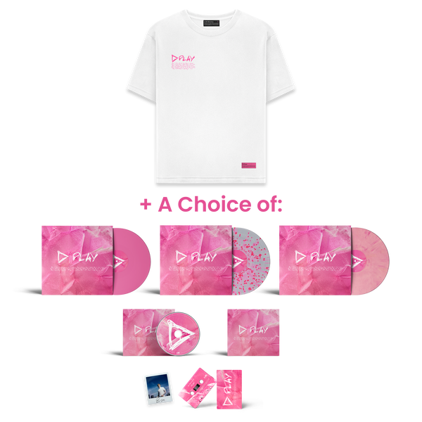 Play White T-Shirt & Album Bundle