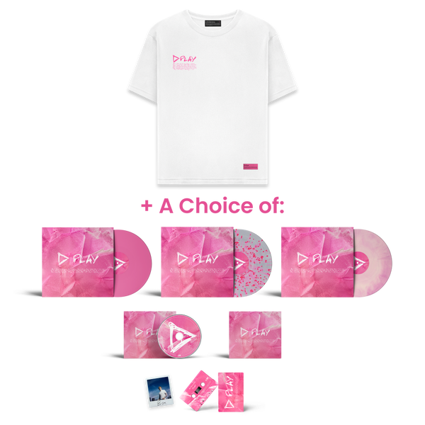 Play White T-Shirt & Album Bundle
